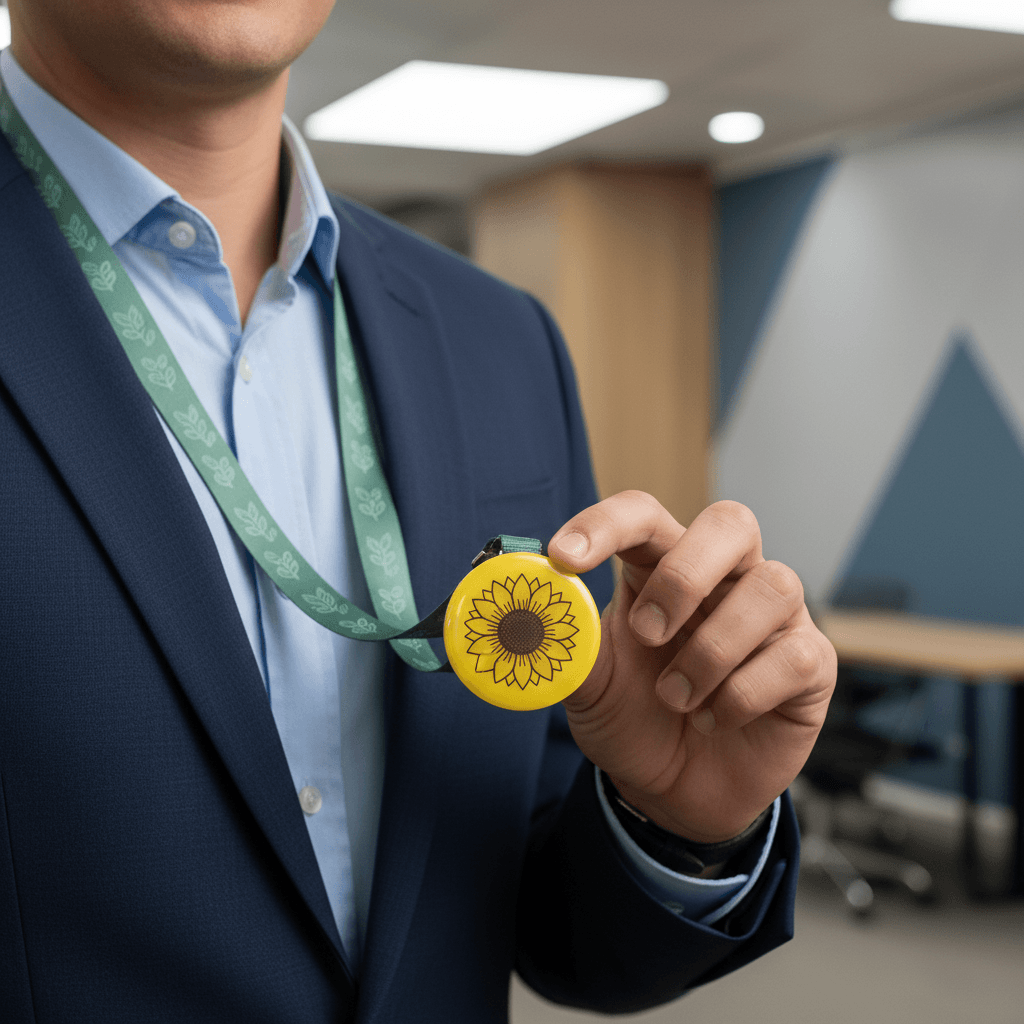 Como fazer Crachás Girassol