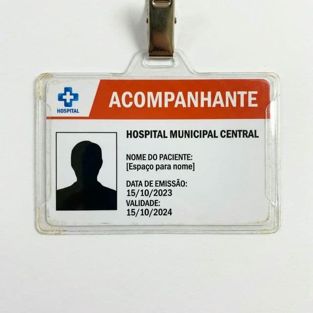 Crachá para Acompanhante