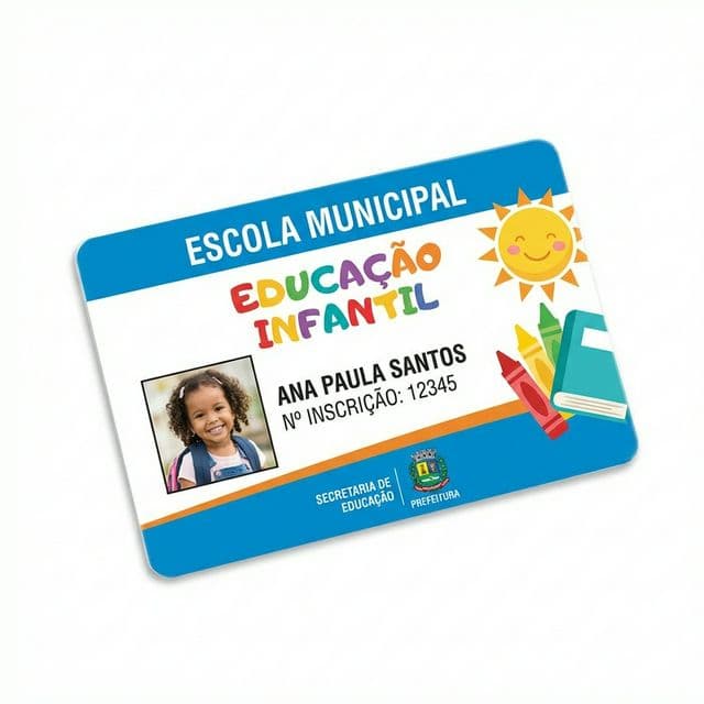 Crachá para Educação Infantil