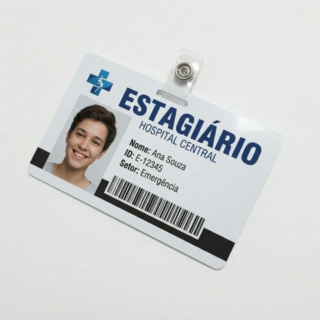 Crachás para Estagiários
